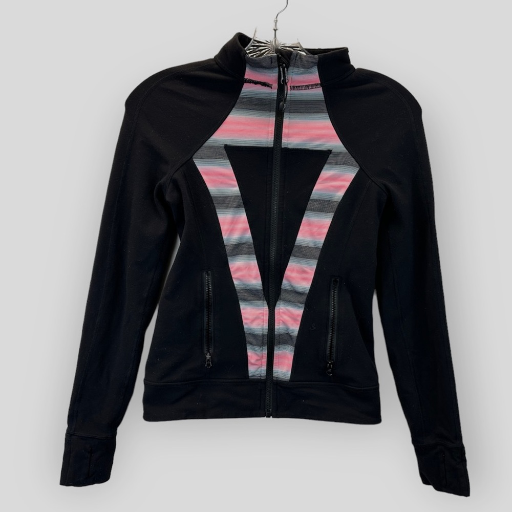 Ivvivia Perfect Your Practice Full Zip Jacket Black Size 12